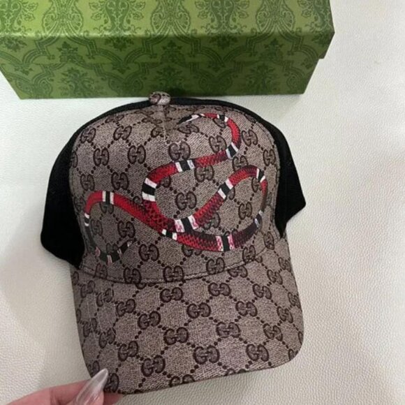 Gucci Accessories - Gucci Authentic Mens King Snake Hat